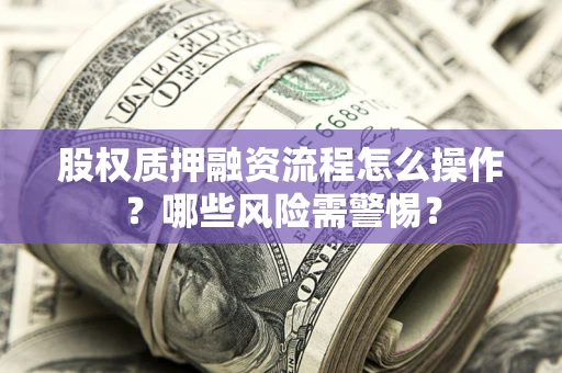 济南股权质押融资流程怎么操作？哪些风险需警惕？