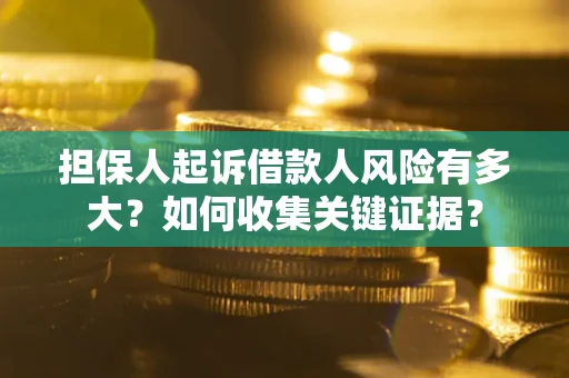 济南担保人起诉借款人风险有多大？如何收集关键证据？