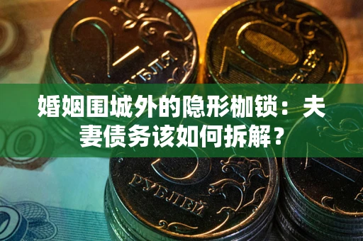 济南婚姻围城外的隐形枷锁：夫妻债务该如何拆解？