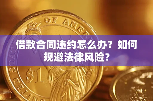 济南借款合同违约怎么办？如何规避法律风险？