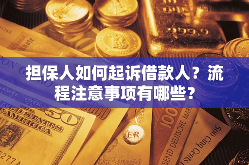 济南担保人如何起诉借款人？流程注意事项有哪些？